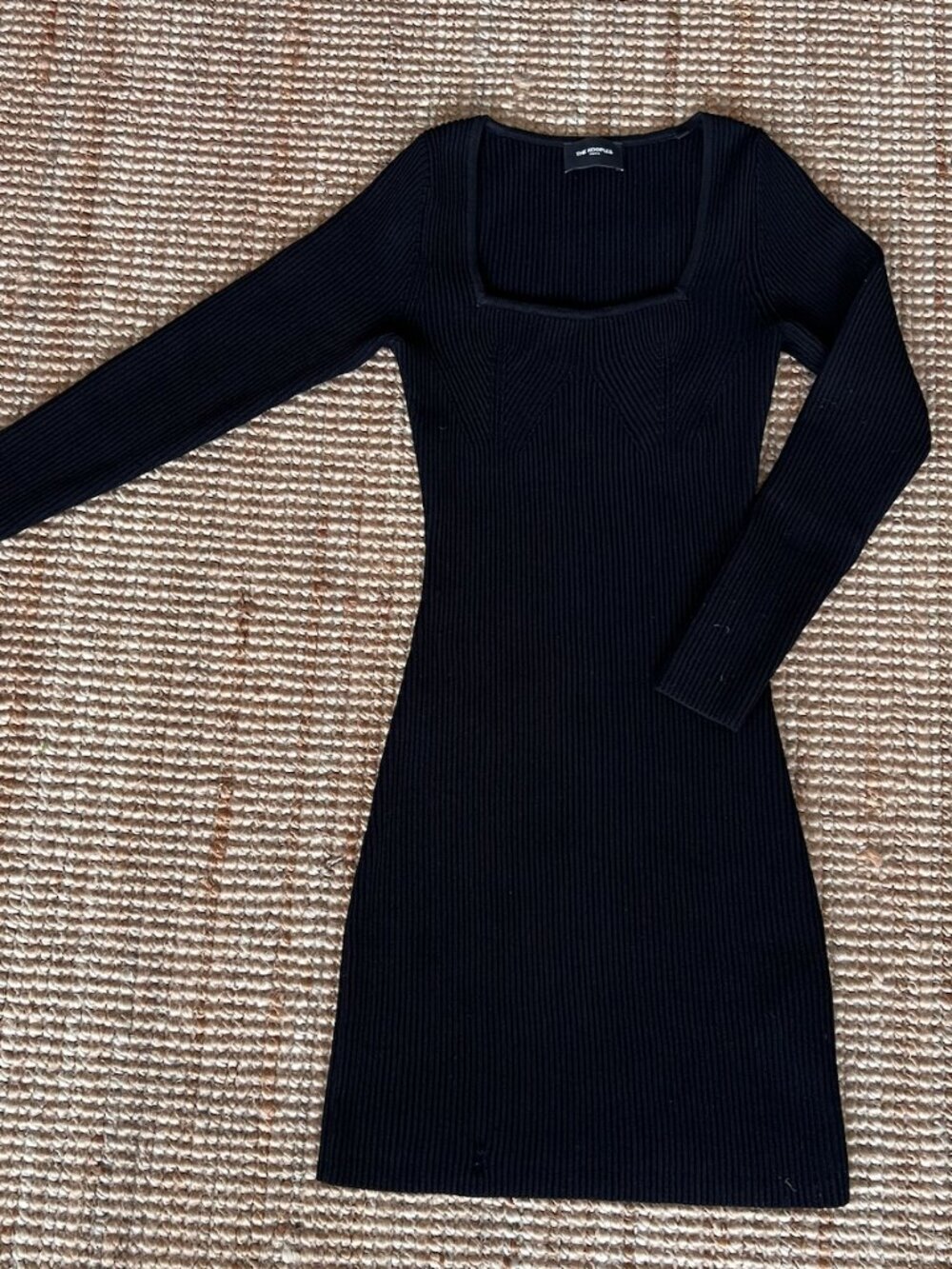 The Kooples - Black Knit Bodycon dress